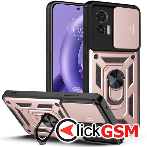 Techsuit - CamShield Series - Motorola Edge 30 Neo - Rose Gold