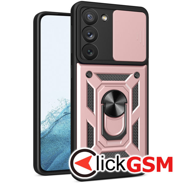 Techsuit - CamShield Series - Samsung Galaxy S23 - Rose Gold