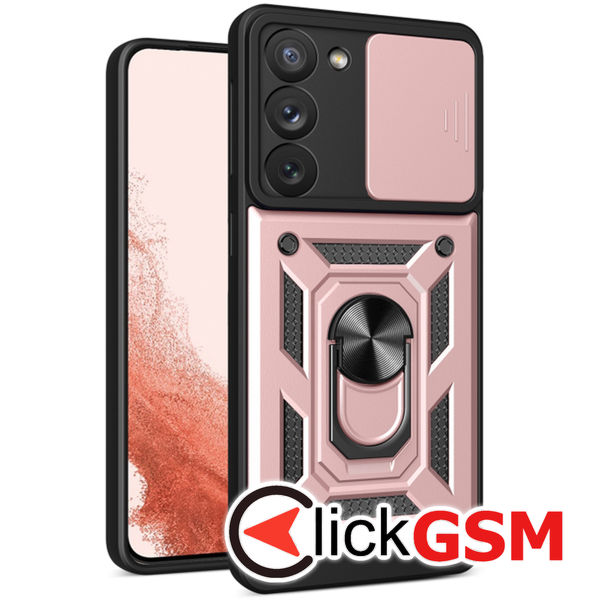 Techsuit - CamShield Series - Samsung Galaxy S23 Plus - Rose Gold