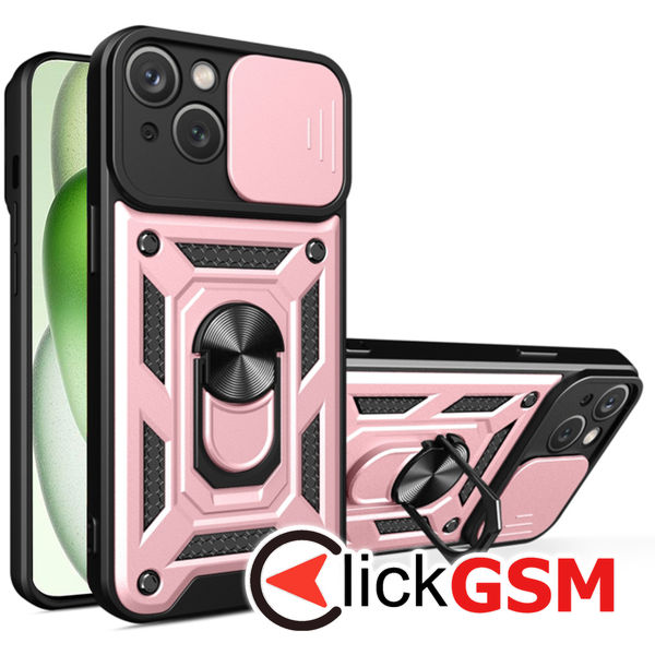 Techsuit - CamShield Series - iPhone 15 Plus - Rose Gold