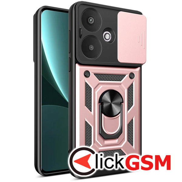 Techsuit - CamShield Series - Xiaomi Redmi 13C 5G / Poco M6 - Rose Gold