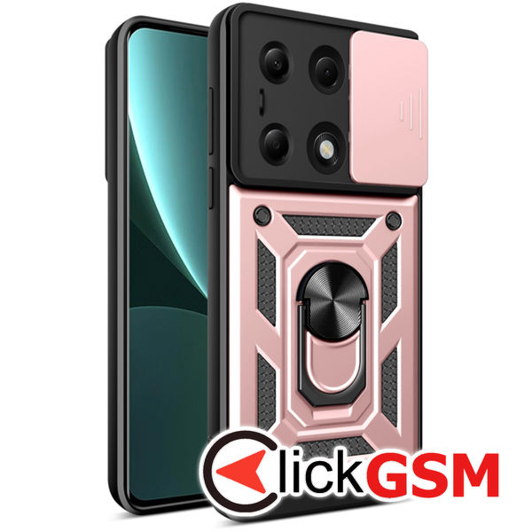 Techsuit - CamShield Series - Xiaomi Redmi Note 13 Pro 4G / Poco M6 Pro 4G - Rose Gold