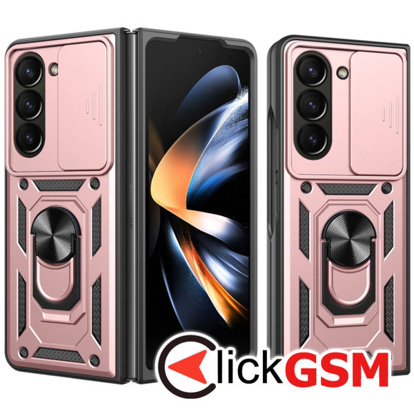 Techsuit - CamShield Series - Samsung Galaxy Z Fold5 - Rose Gold