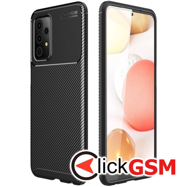 Techsuit - CarbonFiber - Samsung Galaxy A52 4G / A52 5G / A52s 5G - Black