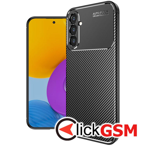 Techsuit - CarbonFiber - Samsung Galaxy A54 - Black