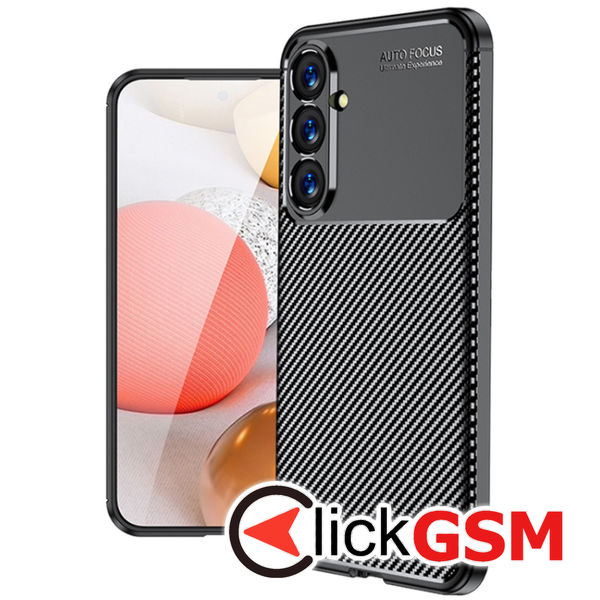 Techsuit - CarbonFiber - Samsung Galaxy S23 FE - Black