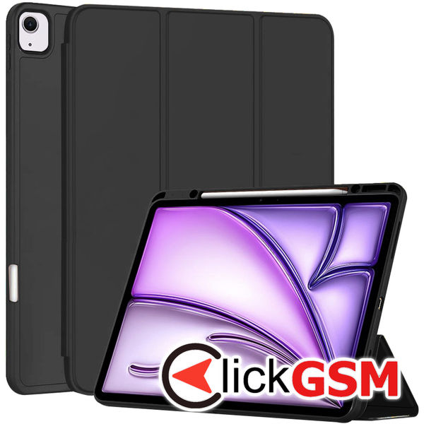 Techsuit - Flex Trifold (with Pencil Holder) - iPad Air 13 (2024) - Black