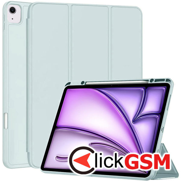 Techsuit - Flex Trifold (with Pencil Holder) - iPad Air 13 (2024) - Sky Blue
