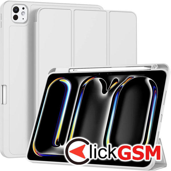 Techsuit - Flex Trifold (with Pencil Holder) - iPad Pro 11 (2024) - Gray