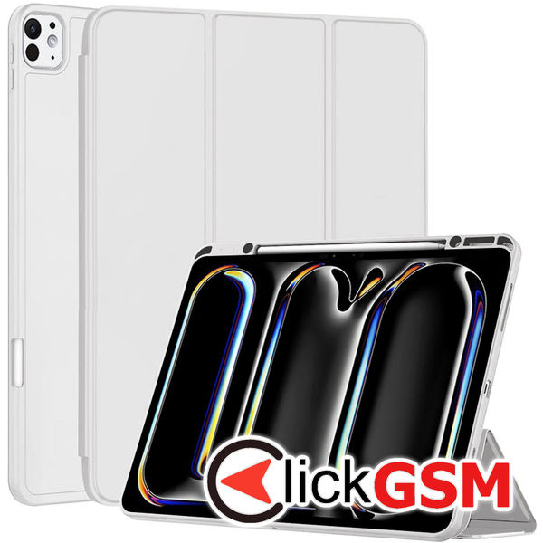 Techsuit - Flex Trifold (with Pencil Holder) - iPad Pro 13 (2024) - Gray