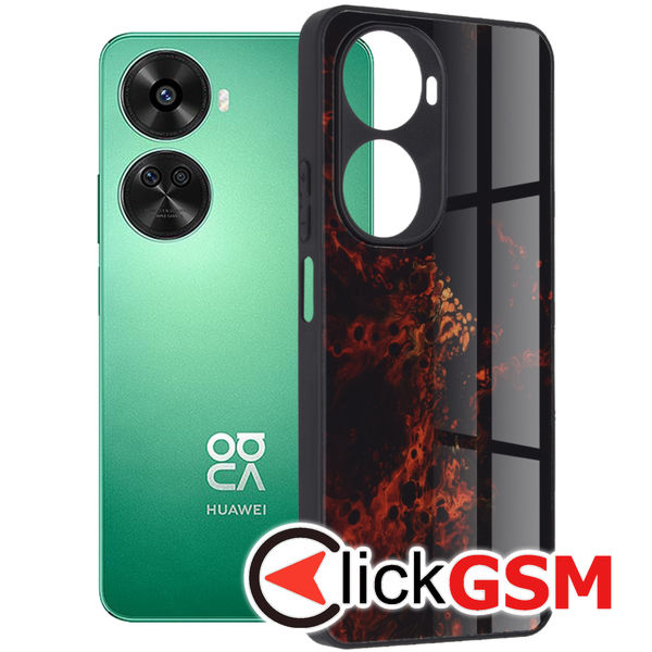 Techsuit - Glaze Series - Huawei nova 11 SE / 12 SE - Red Nebula