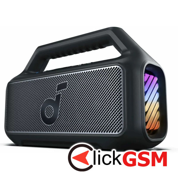 Anker - Wireless Speaker Soundcore Boom 2 (A3138011) - Bluetooth 5.3, RGB Lights, IPX7, BassUp - Black