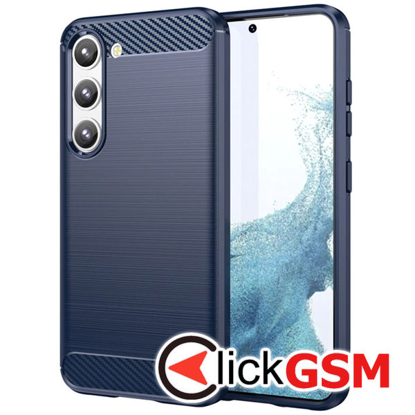 Techsuit - Carbon Silicone - Samsung Galaxy S22 5G - Blue