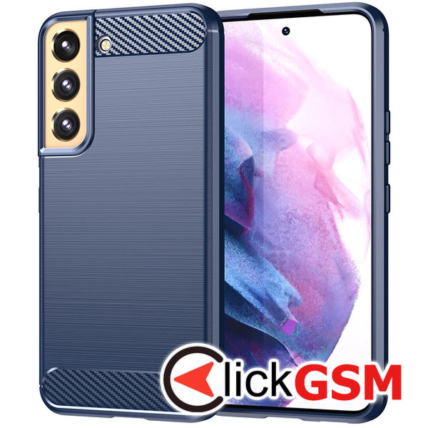 Techsuit - Carbon Silicone - Samsung Galaxy S22 Plus 5G - Blue
