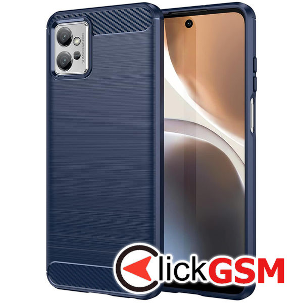 Techsuit - Carbon Silicone - Motorola Moto G32 - Blue