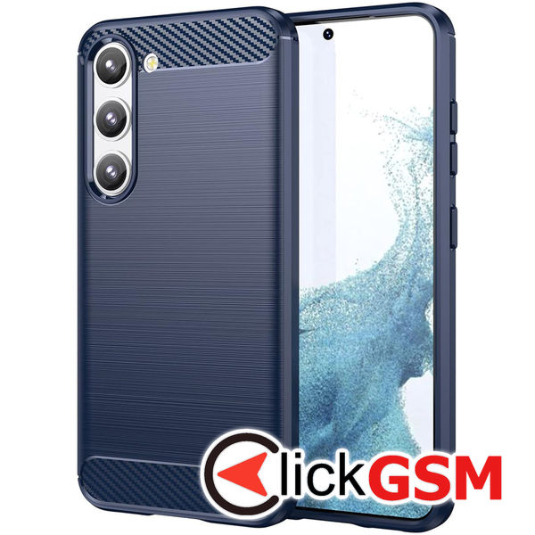 Techsuit - Carbon Silicone - Samsung Galaxy S23 Plus - Blue