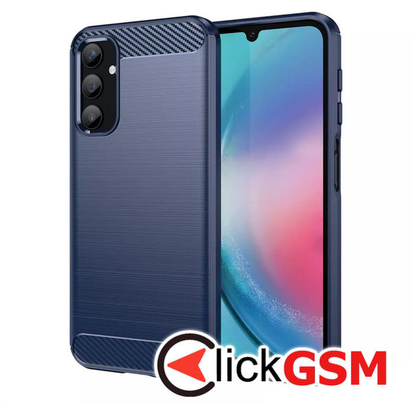 Techsuit - Carbon Silicone - Samsung Galaxy A34 5G - Blue