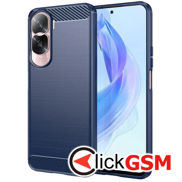 Techsuit - Carbon Silicone - Honor 90 Lite - Blue