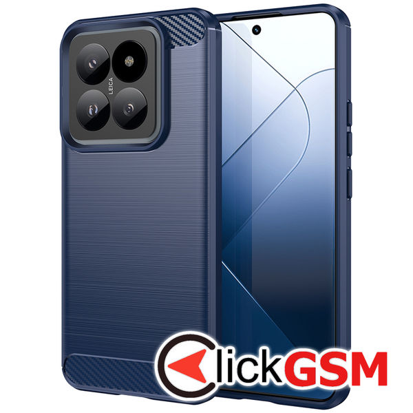 Techsuit - Carbon Silicone - Xiaomi 14 - Blue
