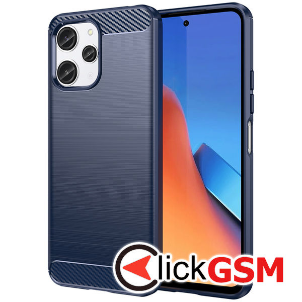 Techsuit - Carbon Silicone - Xiaomi Redmi 12 4G / 12 5G - Blue