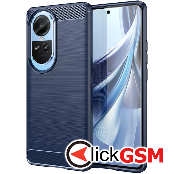 Techsuit - Carbon Silicone - Oppo Reno10 / Reno10 Pro - Blue