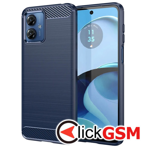 Techsuit - Carbon Silicone - Motorola Moto G14 - Blue