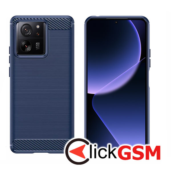 Techsuit - Carbon Silicone - Xiaomi 13T / 13T Pro - Blue