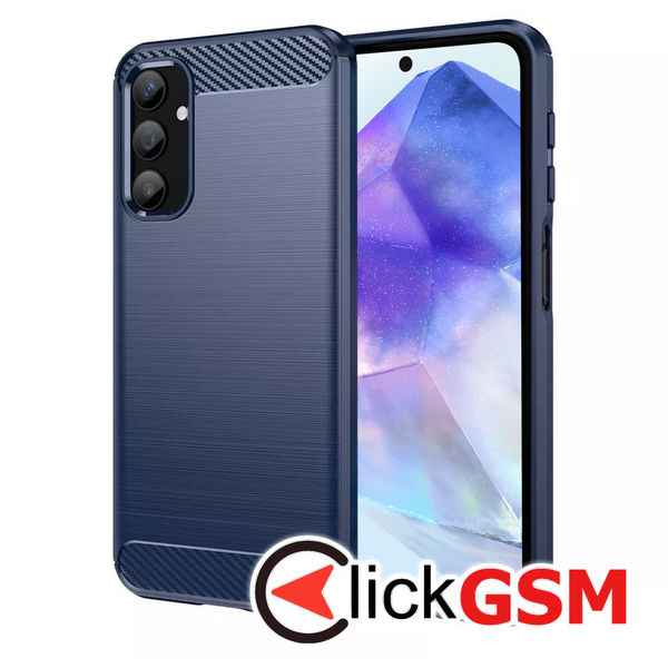 Techsuit - Carbon Silicone - Samsung Galaxy A55 5G - Blue