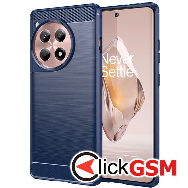 Techsuit - Carbon Silicone - OnePlus 12R - Blue
