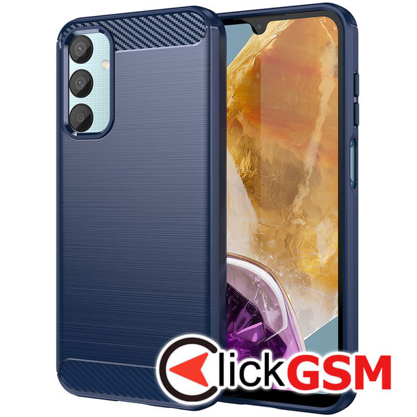 Techsuit - Carbon Silicone - Samsung Galaxy M15 - Blue