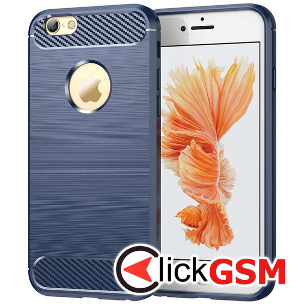 Techsuit - Carbon Silicone - iPhone 6 Plus/ 6s Plus - Blue