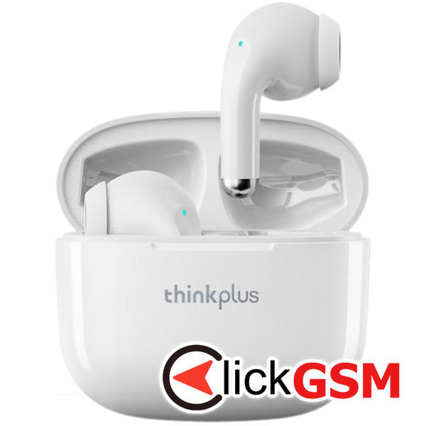 Lenovo - Wireless Earbuds ThinkPlus LivePods (LP40 Pro) - TWS, Bluetooth 5.1, HiFi, Stereo Sound, IPX5 - White