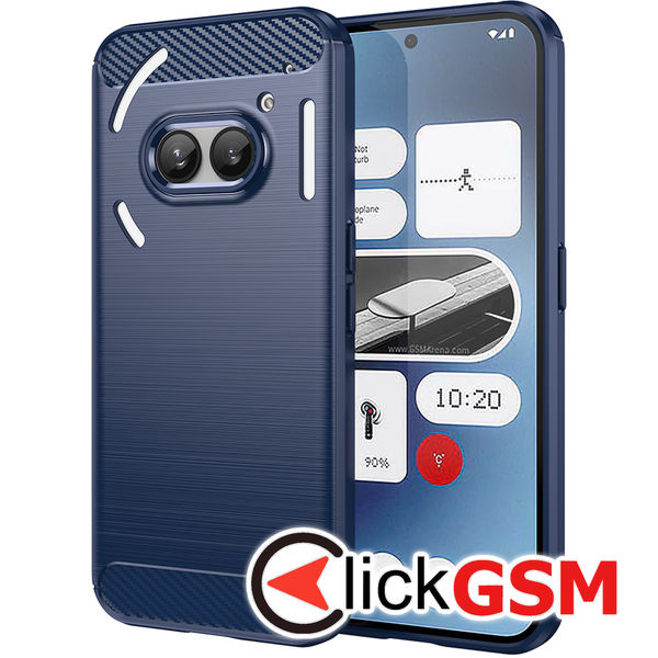Techsuit - Carbon Silicone - Nothing Phone (2a) - Blue