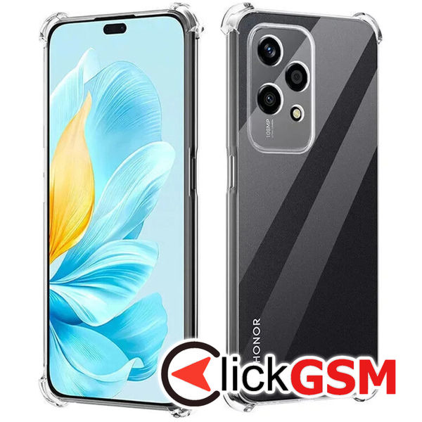 Techsuit - Shockproof Clear Silicone - Honor 200 Lite - Clear