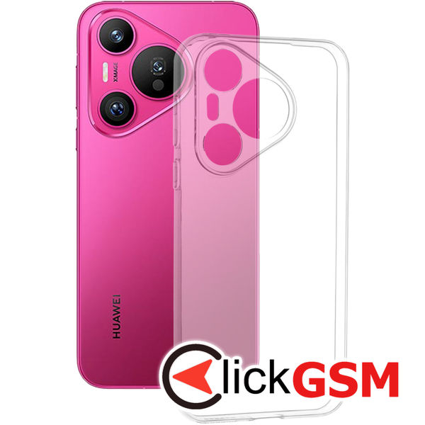 Techsuit - Clear Silicone - Huawei Pura 70 - Transparent
