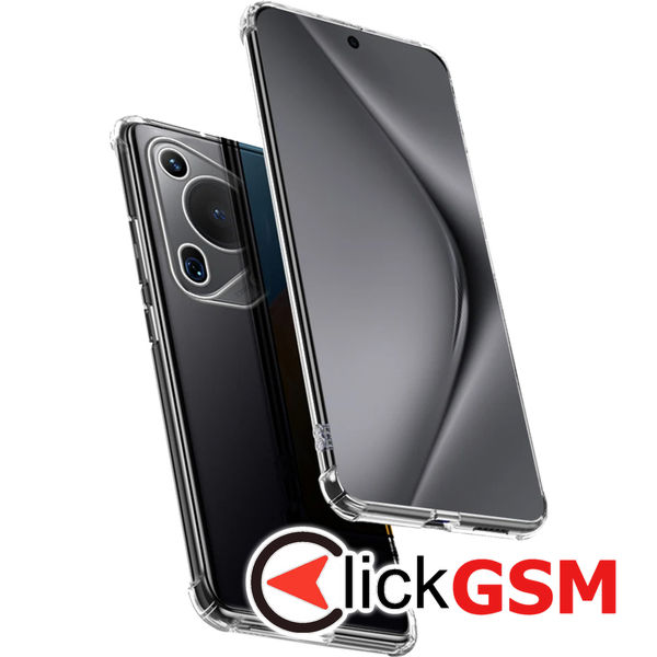 Techsuit - Shockproof Clear Silicone - Huawei Pura 70 Ultra - Clear