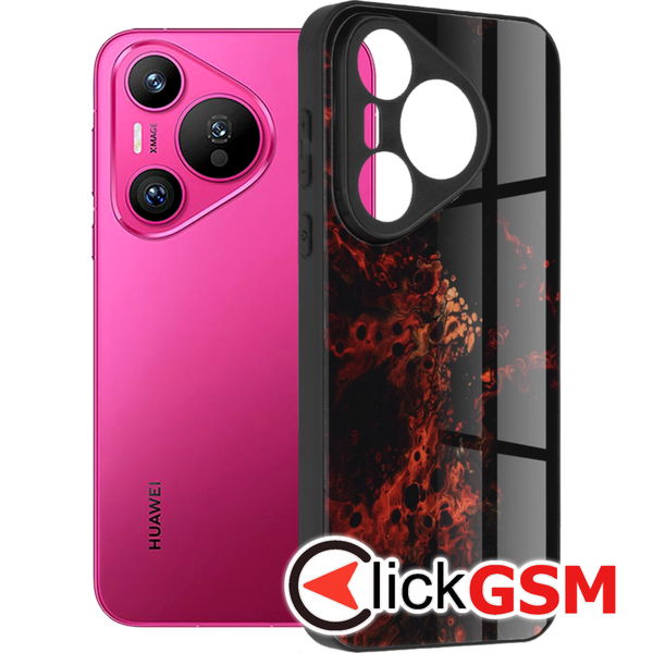 Techsuit - Glaze Series - Huawei Pura 70 - Red Nebula