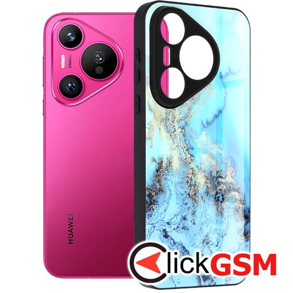 Techsuit - Glaze Series - Huawei Pura 70 - Blue Ocean