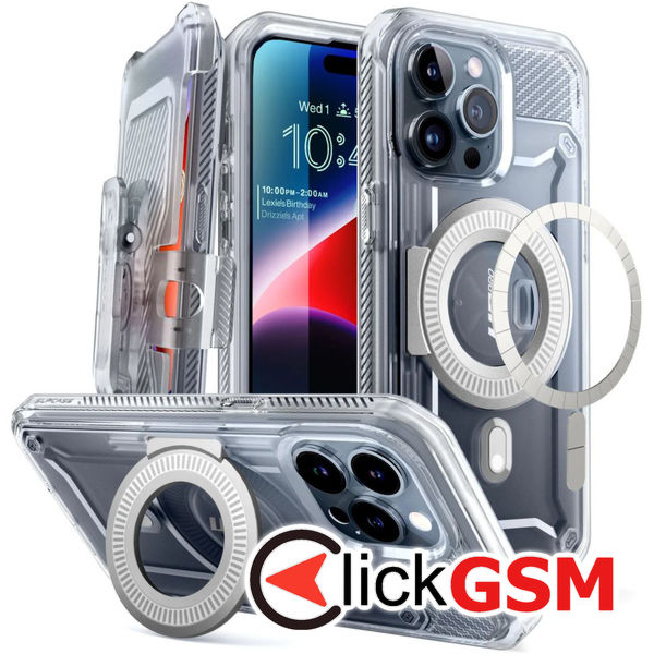Supcase - Unicorn Beetle Pro MagSafe - iPhone 15 Pro - Clear