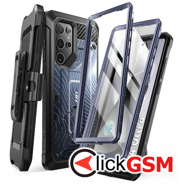 Supcase - Unicorn Beetle Pro - Samsung Galaxy S24 Ultra - Blue Ripple
