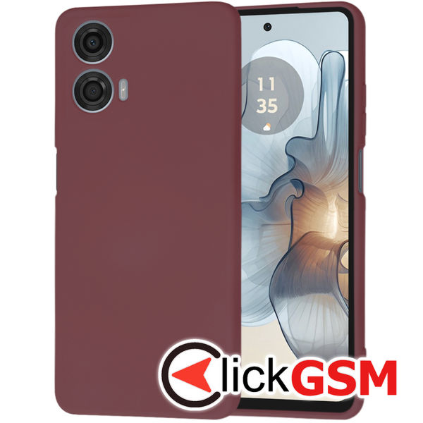 Techsuit - SoftFlex - Motorola Moto G24 Power - Plum Red