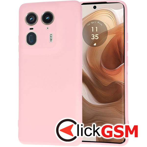 Techsuit - SoftFlex - Motorola Edge 50 Ultra - Chalk Pink