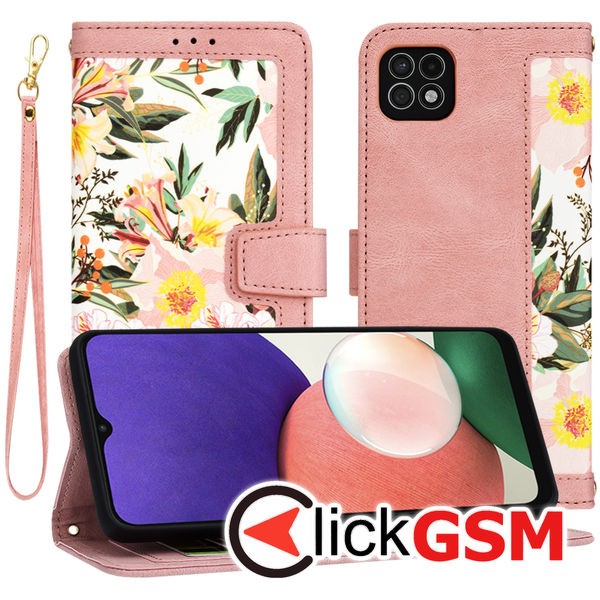 Techsuit - FlipCraft - Samsung Galaxy A22 5G - Sweetheart Pink