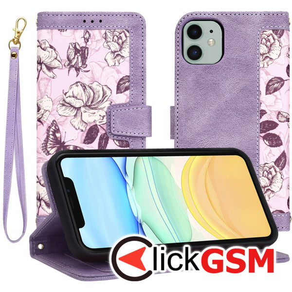 Techsuit - FlipCraft - iPhone 11 - Mysterious Purple