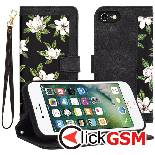 Techsuit - FlipCraft - iPhone 7 / iPhone 8 / iPhone SE 2, SE 2020 / iPhone SE 3, SE 2022 - Flowers of the Dawn