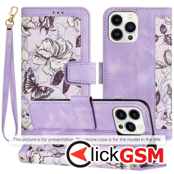 Techsuit - FlipCraft - Samsung Galaxy S23 - Mysterious Purple