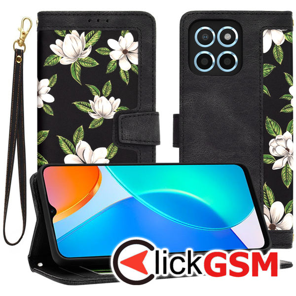 Techsuit - FlipCraft - Honor X6 / X8 5G / 70 Lite - Flowers of the Dawn