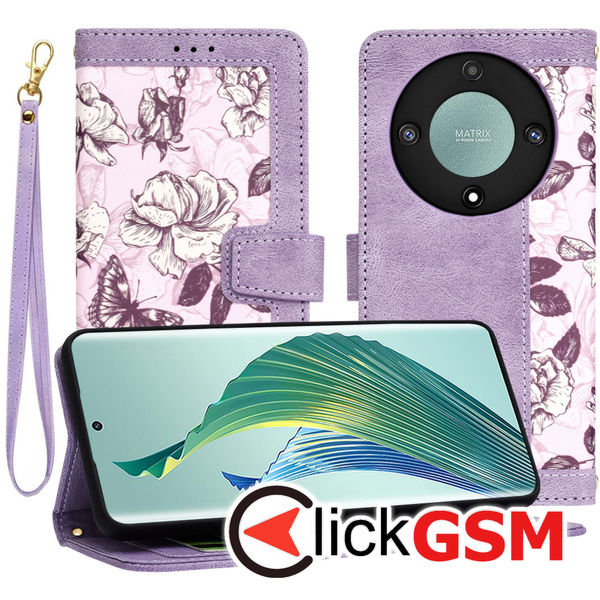 Techsuit - FlipCraft - Honor Magic5 Lite - Mysterious Purple