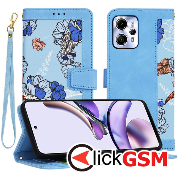 Techsuit - FlipCraft - Motorola Moto G13 / G23 / G53 - Vibrant?Blue