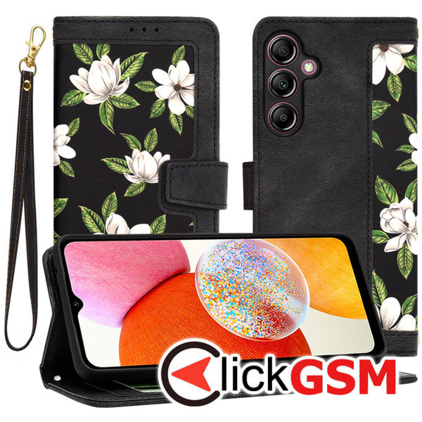 Techsuit - FlipCraft - Samsung Galaxy A14 4G / A14 5G - Flowers of the Dawn